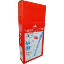 Faber-Castell 0.7 mm Tri Click Mekanik Kurşun Kalem 10'lu Paket Ergonomik Tasarım