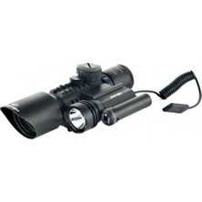 Aycer 3-10X42  Zoomlu Av Tüfeği Dürbünü  Lazeri Zenon Fenerli M9 ( Lisinya )