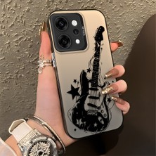 Ucuc Oppo RENO14 Pro Uyumlu Sert Akrilik Arka Silikon Kenar Lens Koruma Kılıf