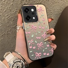 Ucuc Oppo RENO14 Pro Uyumlu Sert Akrilik Arka Silikon Kenar Lens Koruma Kılıf