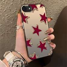Ucuc iPhone 7/8/se 2020 2022 Uyumlu Sert Akrilik Arka Silikon Kenar Lens Koruma Şık Baskı Kılıf
