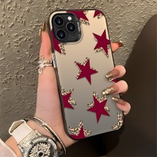 Ucuc iPhone 11 Pro Uyumlu Sert Akrilik Arka Silikon Kenar Lens Koruma Şık Baskı Kılıf