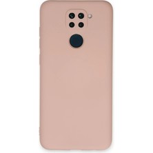 Techora Sale Mey Ithalat®   Redmi Note 9 Kılıf Nano Içi Kadife Silikon - Pudra