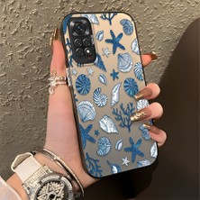 Ucuc Xiaomi Redmi Note 11/note 11S Uyumlu Sert Akrilik Arka Silikon Kenar Lens Koruma Şık Baskı Kılıf