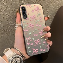 Ucuc Samsung Galaxy A50/A50S/A30S Uyumlu Sert Akrilik Arka Silikon Kenar Lens Koruma Şık Baskı Kılıf