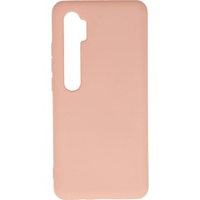 Techora Sale Mey Ithalat®   Mi Note 10 Lite Kılıf Nano Içi Kadife Silikon - Pudra