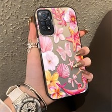 Ucuc Xiaomi Redmi Note 12 Pro 4g Uyumlu Sert Akrilik Arka Silikon Kenar Lens Koruma Şık Baskı Kılıf