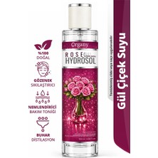 Gözenek Sıkılaştırıcı Gül Suyu %100 Doğal Ferahlatıcı,nemlendirici Yüz ve Cilt Bakım Toniği Rose Hidrosol 100 ml