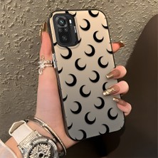 Ucuc Xiaomi Redmi Note 10 4g/note 10S Uyumlu Sert Akrilik Arka Silikon Kenar Lens Koruma Şık Baskı Kılıf