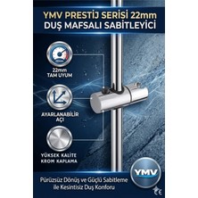 Empressco Ymv 22MM Uyumlu Krom Duş Robotu Başlık Sabitleyici Mafsal Yağmurlama Tepe Duş Seti Yedek Parça Aparatı - Fiyatı, Yorumları