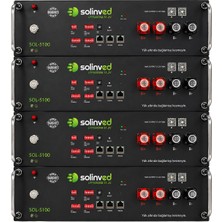 Solinved 5,1 Kwh 100AH Hv Kapadokya Serisi Lityum Akü