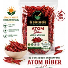 Atom Acı Biber 100 gr | Kurutulmuş Mezelik, %100 Doğal, Taze ve Katkısız (Yoğun Acı)