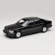 Norev 1:18 Ölçek 1997 Mercedes Benz S Class S600 W140 Diecast Metal Minyatür Model Araba 25CM