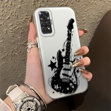 Ucuc Xiaomi Redmi Note 11/note 11S Uyumlu Sert Akrilik Arka Silikon Kenar Lens Koruma Şık Baskı Kılıf