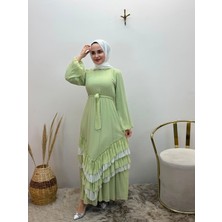 JOOQSTORE Fırfırlı Elbise