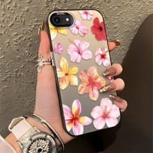 Ucuc iPhone 7/8/se 2020 2022 Uyumlu Sert Akrilik Arka Silikon Kenar Lens Koruma Şık Baskı Kılıf