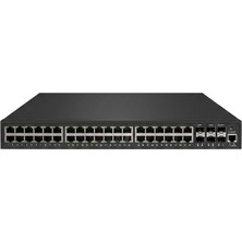 Nets Shop NE-ST3654FP 48 Port Gigabit Poe+ L3 Yönetilebilir Switch (6 Adet 10G Sfp+ Yuvası, Poe 802.3AF/AT)