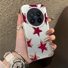 Ucuc Vivo X200 Pro Uyumlu Sert Akrilik Arka Silikon Kenar Lens Koruma Şık Baskı Kılıf