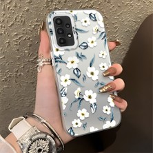 Ucuc Samsung Galaxy A23 4g/5g Uyumlu Sert Akrilik Arka Silikon Kenar Lens Koruma Şık Baskı Kılıf