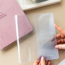 Paperora 18x20 Şeffaf Ajanda Kılıfı 1 Adet Charm Takılabilen Minimal Tasarım