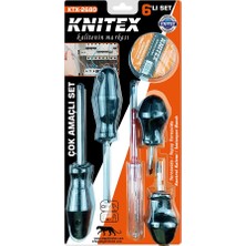 Savarga 6pcs  Tornavida - Çok Amaçlı Set  Tornavida - Topaç Tornavida - Kontrol Kalem - Elektrik Bant (4801)