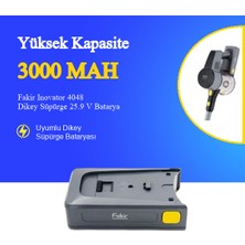 Ümit Maker Fakir Inovator 4048 Dikey Süpürge 3000 Mah 25.9 V Batarya – Orjinal Uyumlu Uzun Ömürlü, Yüksek Performans Pil