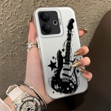 Ucuc Vivo V60 Lite 4g/5g Uyumlu Sert Akrilik Arka Silikon Kenar Lens Koruma Kılıf