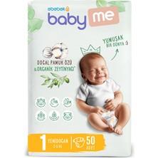 baby me Yenidoğan 1 Bebek Bezi 2-5 kg 50 Adet