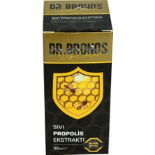 Dr. Bronos Alkolsüz Sıvı Propolis Ekstratı 30 ml Yerli Üretim İçerik Bilgisi ile Yetişkinler İçin