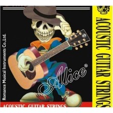 Alice A206-SL Akustik Gitar Tel Takımı Zengin Ton ve Kaliteli Malzeme ile Müzik Deneyiminizi Zenginleştirir