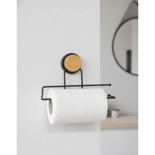 Okyanus Home Ahşap Desenli Magic Fix Sihirli Yapışkan Siyah Kağıt Havluluk