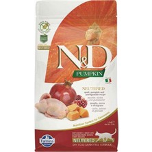 N&D Nd Pumpkin Bildircin & Nar Neutered Tahılsız Kedi Maması - 5 Kg