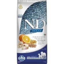 N&D Nd Ocean M.Balığı Adult Med&Maxi Az Tahıllı Köpek Maması - 12 Kg