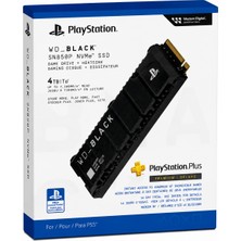 Wd_black SN850P 4tb Nvme M.2 SSD Ps5 Resmi Lisanslı Soğutuculu Pcıe Gen4 WDBBYV0040BNC-WRSN