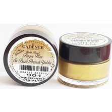 Cadence Parmak Yaldız Boya Yeşil Altın 901 Wax Bazlı Parlak 20 ml Her Türlü Yüzeyde Kullanım