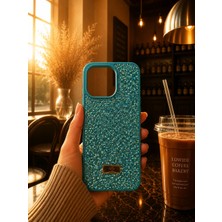 MMP Shop Infinix Smart 9 Uyumlu Içi Kadife Elmas Tasarımlı Taşlı Parlak Pırlanta Silikon Kılıf