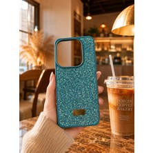 MMP Shop Infinix Hot 40i Uyumlu Içi Kadife Elmas Tasarımlı Taşlı Parlak Pırlanta Silikon Kılıf