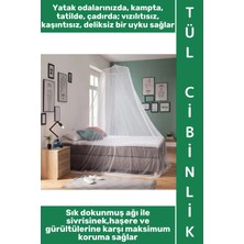 Wintoup #cibinlik Ev Çocuk Yatak Odası Kamp Tatil Sivrisinek Haşere Vızıltı Ses Önleyici Kaliteli Rahat Uyku Sağlayan Kolay Takılabilir Şık Estetik Pratik Tül Cibinlik 200 x 800 x 60 cm