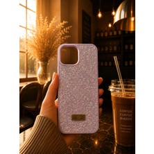 MMP Shop Iphone 16 Uyumlu Içi Kadife Elmas Tasarımlı Taşlı Parlak Pırlanta Silikon Kılıf