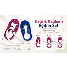 Atlas Lab Bağcık Bağlama Eğitim Seti – Çocuklar Için Ayakkabı Bağlama Öğrenme Materyali, 3D Baskı Montessori Aktivitesi