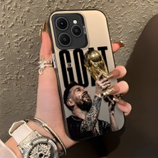 Ucuc Tecno Spark 40 Uyumlu Sert Akrilik Arka Silikon Kenar Lens Koruma Kılıf