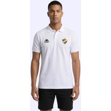 Kappa Paul Polo Erkek Beyaz Regular Polo Yaka Tişört