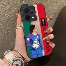 Ucuc Oppo Reno 14 Uyumlu Sert Akrilik Arka Silikon Kenar Lens Koruma Kılıf