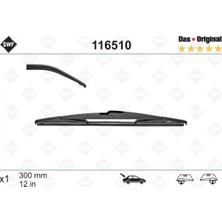 Valeo Csmtex Silecek Swf 30CM X1 Arka Twng 03/93 -Toyota Aygo Yaris 02/01 Scenic 2.09 C1 107