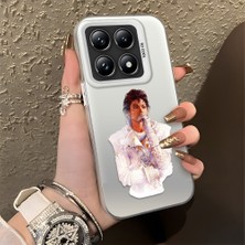 Ucuc Xiaomi Mi 14T Pro Uyumlu Sert Akrilik Arka Silikon Kenar Lens Koruma Kılıf