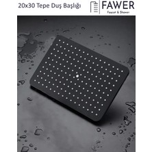 Empressco Fawer Faucet & Shower Siyah Robot Tepe Duş Başlığı - Fiyatı, Yorumları