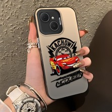 Ucuc Tecno Spark 40C Uyumlu Sert Akrilik Arka Silikon Kenar Lens Koruma Kılıf