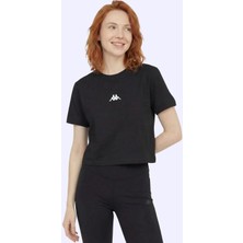 Kappa Khloe  Tshirt Kadın Siyah Regular Tişört