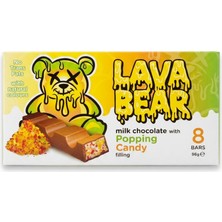 Lava Bear Milk Chocolate With Popping Candy Filling 96G