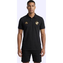 Kappa Paul Polo Erkek Siyah Regular Polo Yaka Tişört